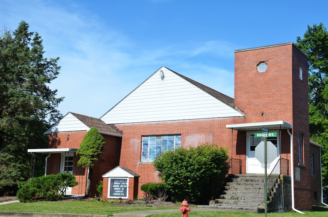 Bright community center building where senior programs take place