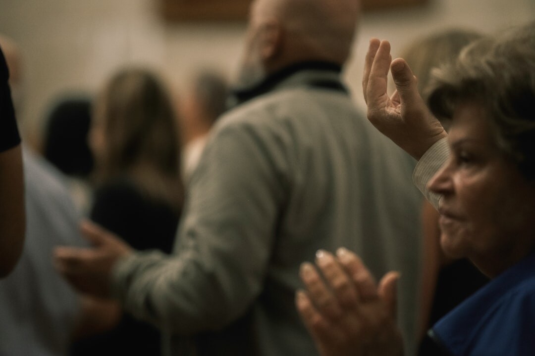 seniors at community gathering