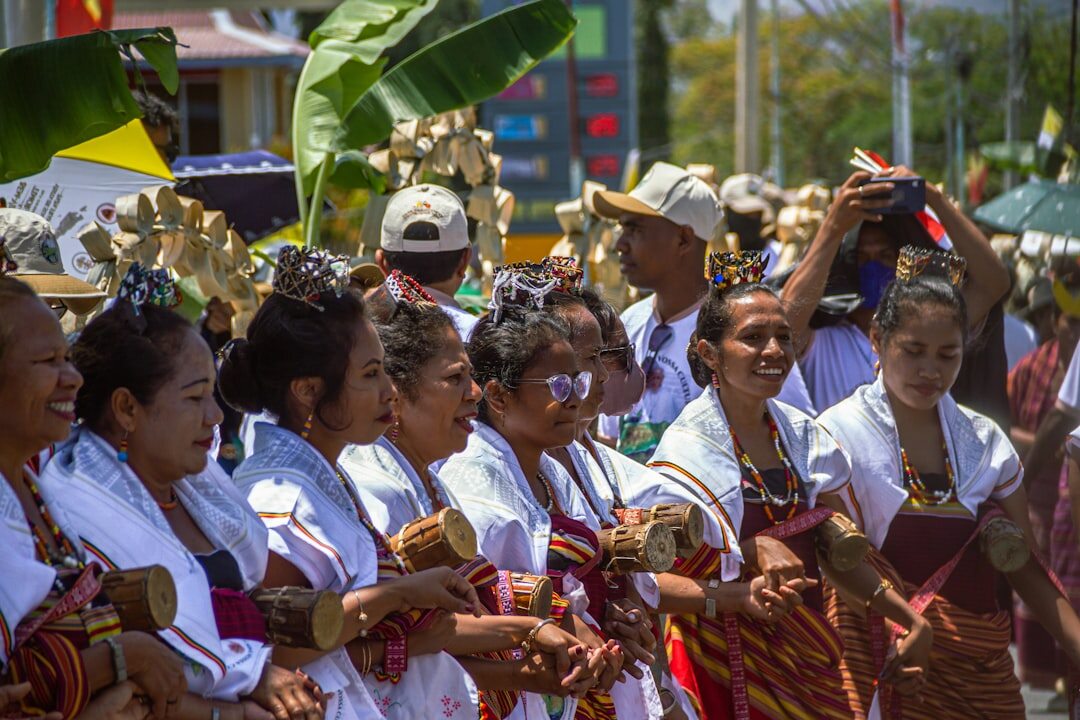 seniors at cultural festival